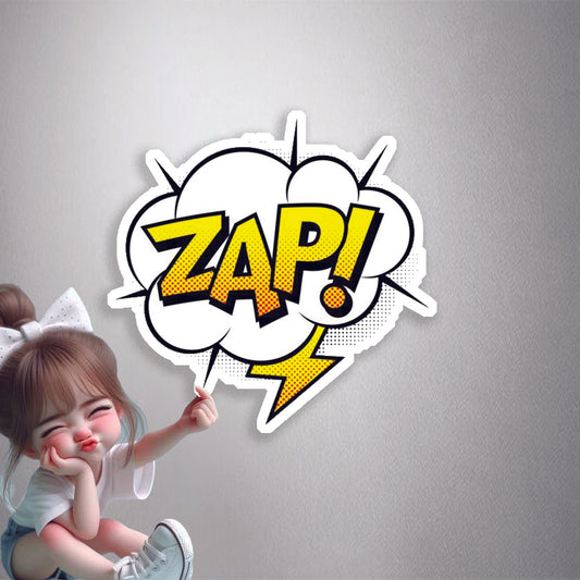 Comic Book Zap! Premium Vinyl Stickers