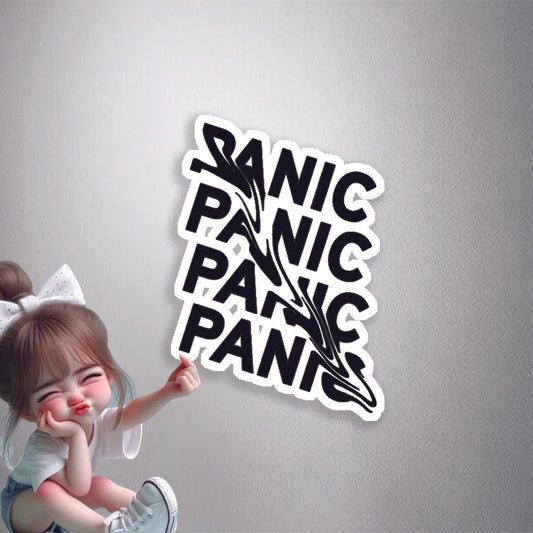 Distorted Panic Premium Vinyl Stickers