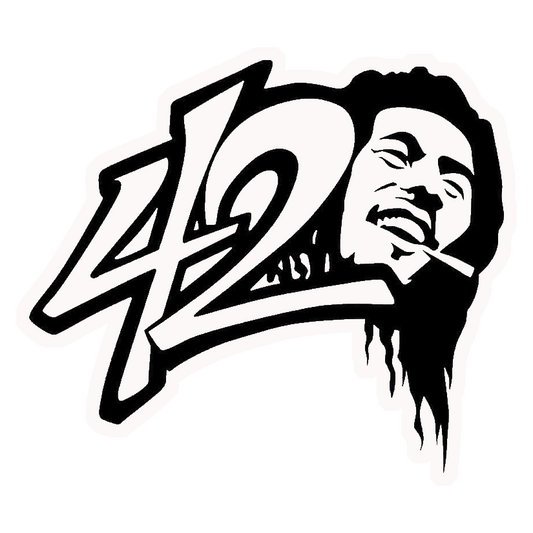 420 Bob Marley Premium Vinyl Stickers