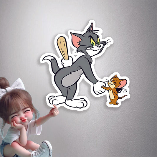 Classic Tom and Jerry Premium Vinyl Stickers