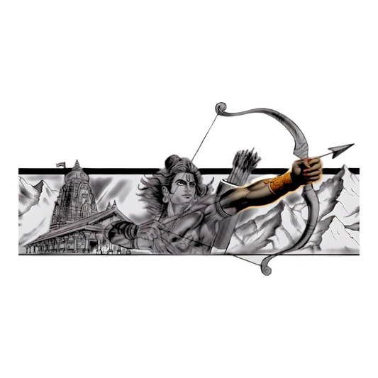 Shree Ram Ayodhya Long Bumper Sticker