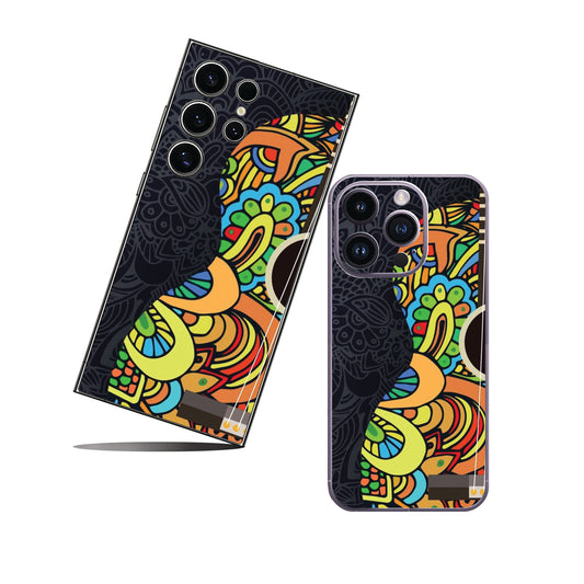 Abstract Bloom Mobile Skin