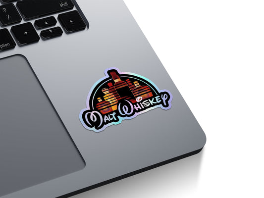Malt Whiskey Holographic Stickers