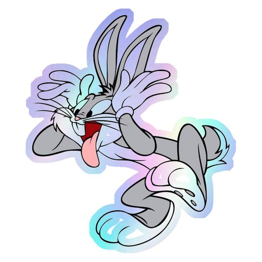 Classic Bugs Bunny Holographic Stickers