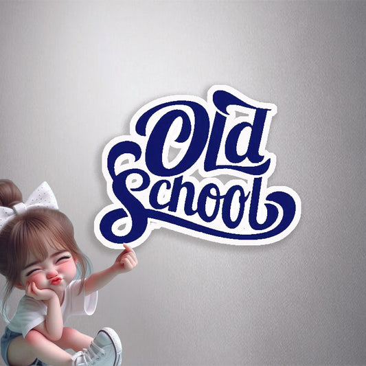 Old School Retro Premium Vinyl Stickers