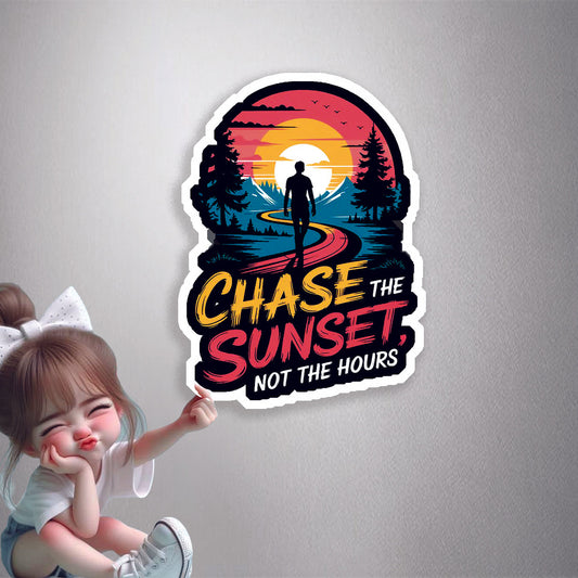 Chase The Sunset Premium Vinyl Stickers