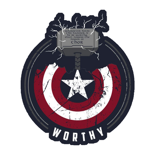 Worthy Marvel Mashup Premium Vinyl Stickers