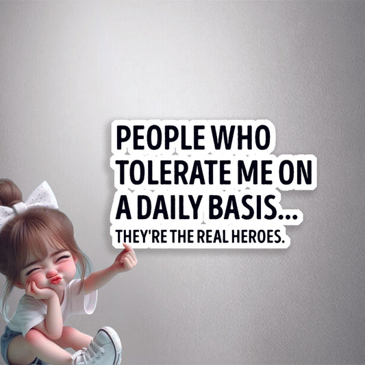 The Real Heroes Premium Vinyl Stickers