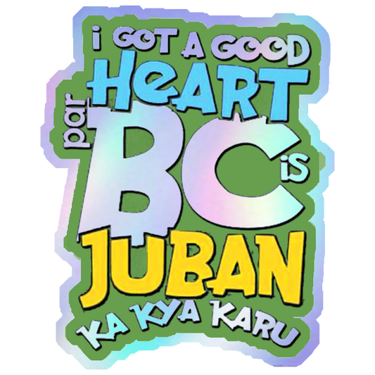 I Got A Good Heart Holographic Stickers