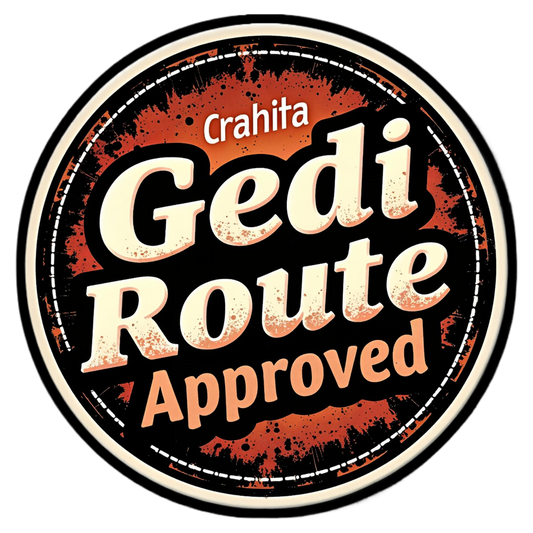Gedi Route Approved Bumper Sticker