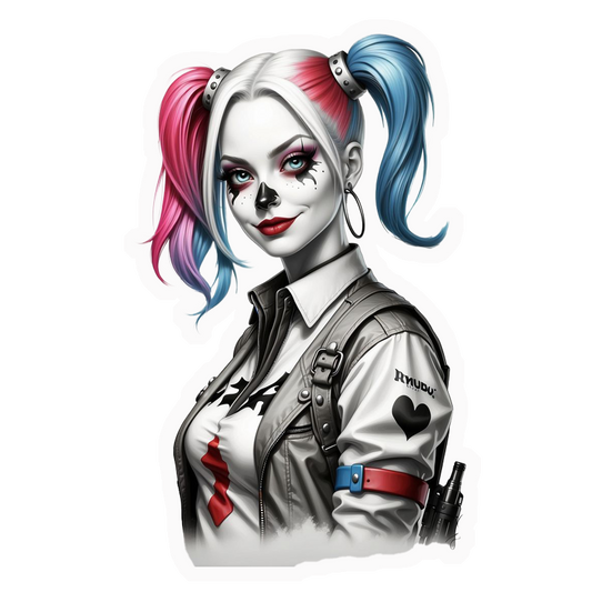 Harley Quinn Graffiti Premium Vinyl Stickers