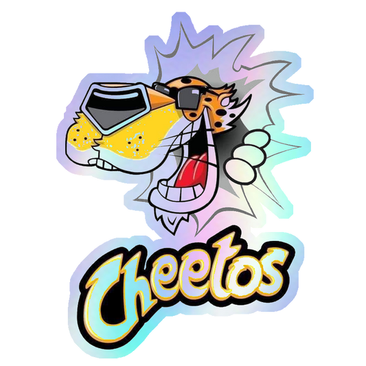 Chester The Cheetah Holographic Stickers