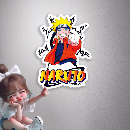 Naruto Fist Bump Premium Vinyl Stickers