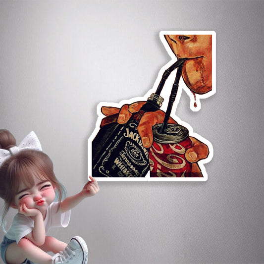 Jack and Coke Premium Vinyl Stickers