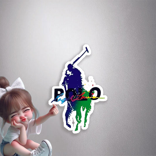 Polo Ralph Lauren Splash Art Premium Vinyl Stickers