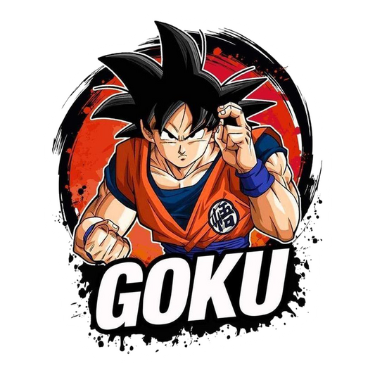 Goku Splash Art Premium Vinyl Stickers