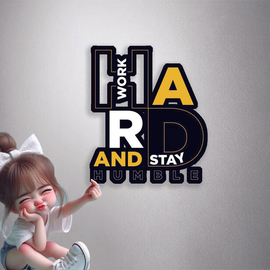 Work Hard Humble Premium Vinyl Stickers