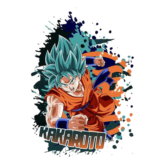 Kakaroto Super Saiyan Blue Premium Vinyl Stickers