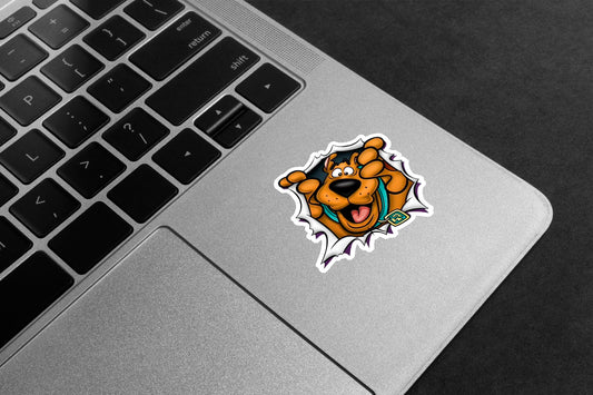 Scooby-Doo Burst Premium Vinyl Stickers