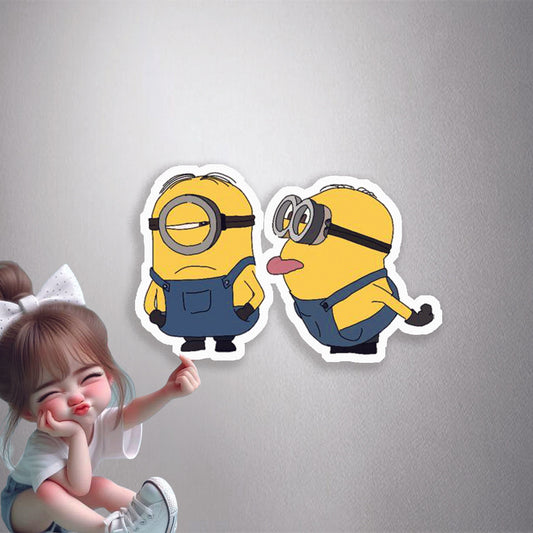 Minions Silly & Grumpy Premium Vinyl Stickers