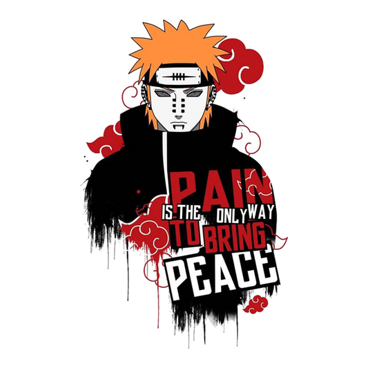 Pain Is The Only Way To Bring Peace Premium Vinyl Stickers