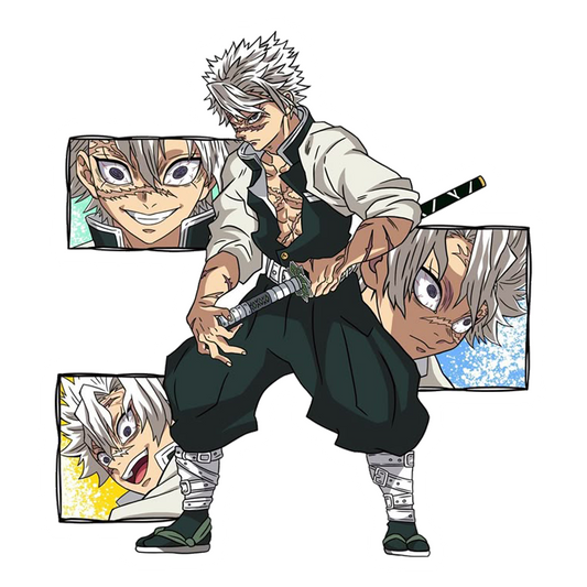 Sanemi Shinazugawa Demon Slayer Premium Vinyl Stickers