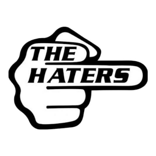 The Haters Pointing Hand Premium Vinyl Stickers