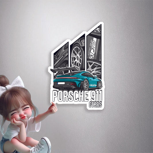 Porsche 911 GT3RS Premium Vinyl Stickers