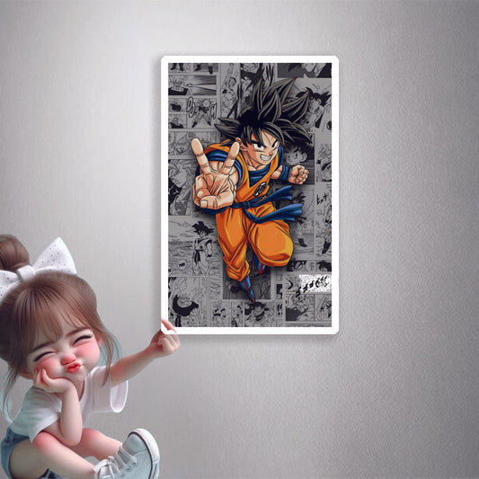 Goku Manga Panel Premium Vinyl Stickers