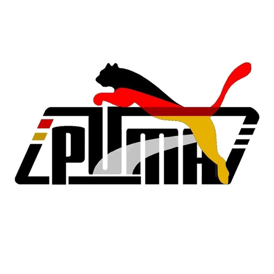 Puma Germany Flag Parody Premium Vinyl Stickers