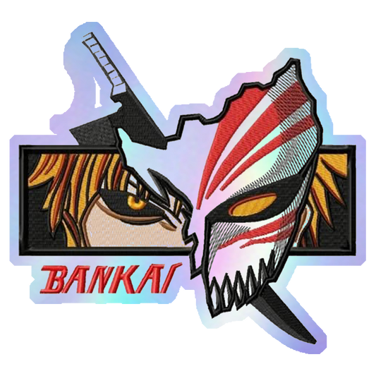 Ichigo Kurosaki Bankai Holographic Stickers