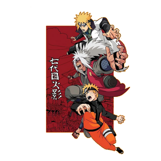 Naruto, Jiraiya & Minato Premium Vinyl Stickers