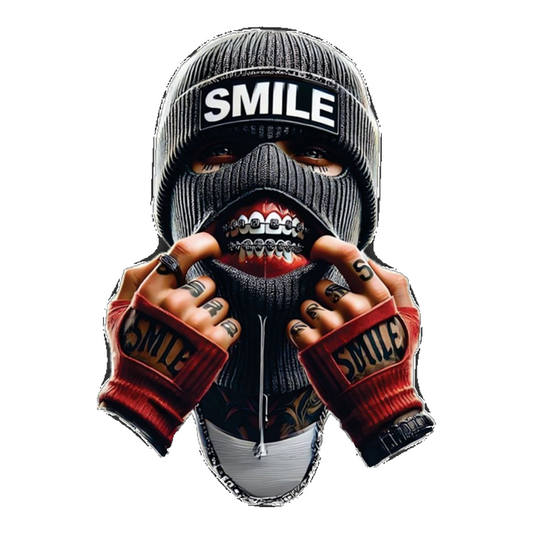 Smile Mask Braces Premium Vinyl Stickers