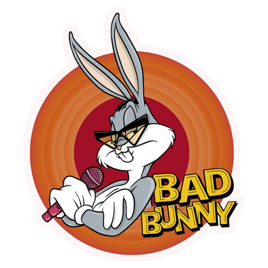 Bugs Bunny Bad Bunny Premium Vinyl Stickers