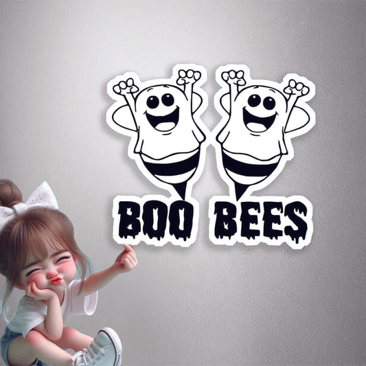 Boo Bees Funny Ghosts Premium Vinyl Stickers