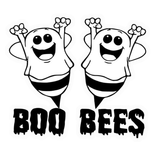 Boo Bees Funny Ghosts Premium Vinyl Stickers