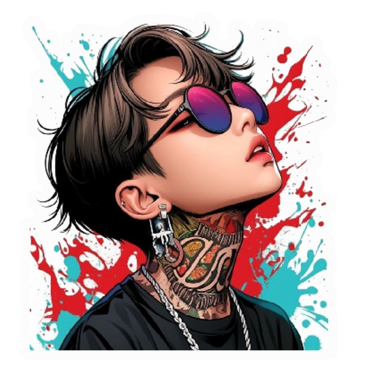 Tattooed Swag Youth Premium Vinyl Stickers