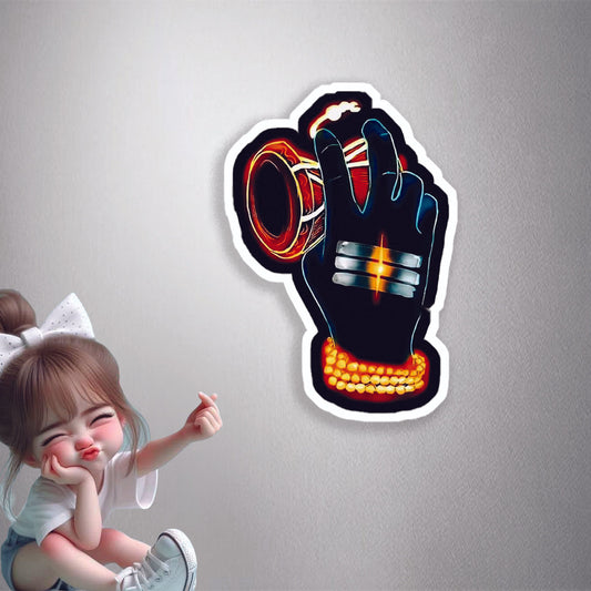 Shiva Damaru Hand Premium Vinyl Stickers