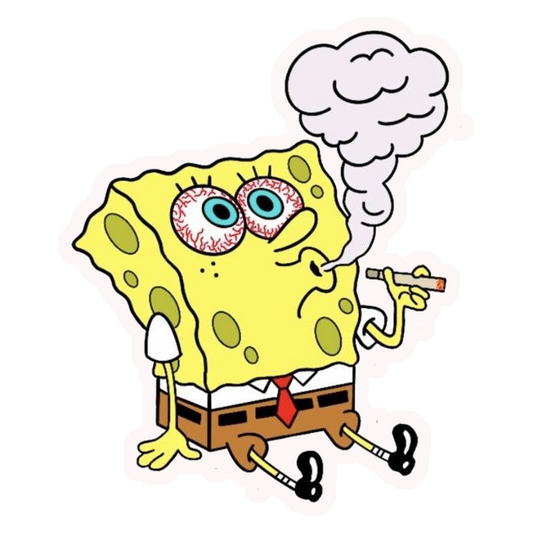 Spongebob High Vibes Premium Vinyl Stickers