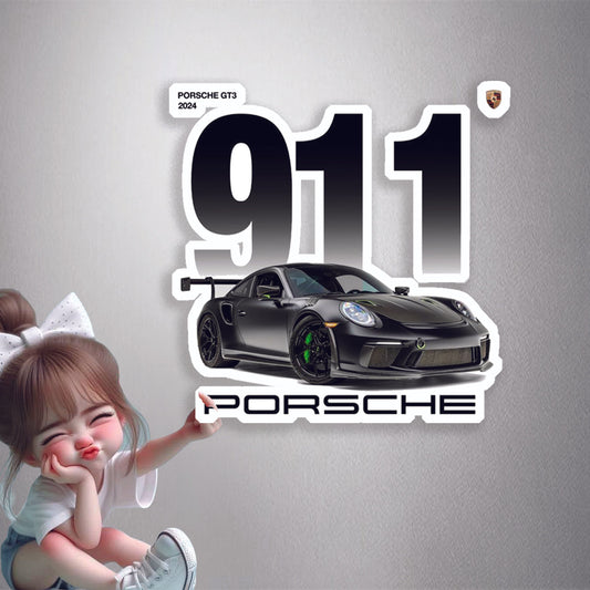 Porsche 911 GT3 Premium Vinyl Stickers