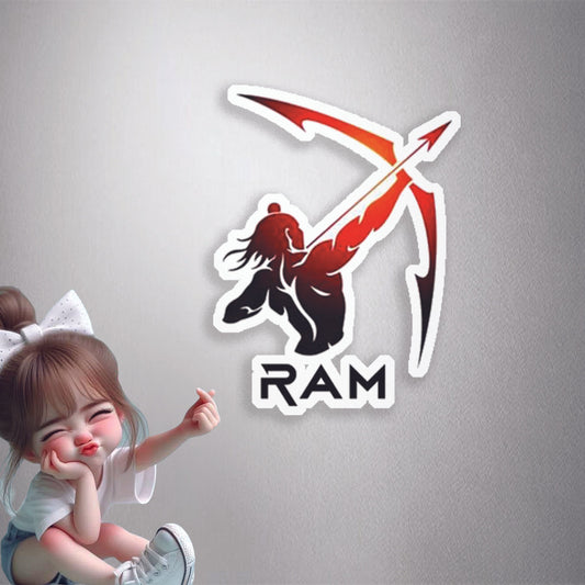 Lord Ram Archer Premium Vinyl Stickers