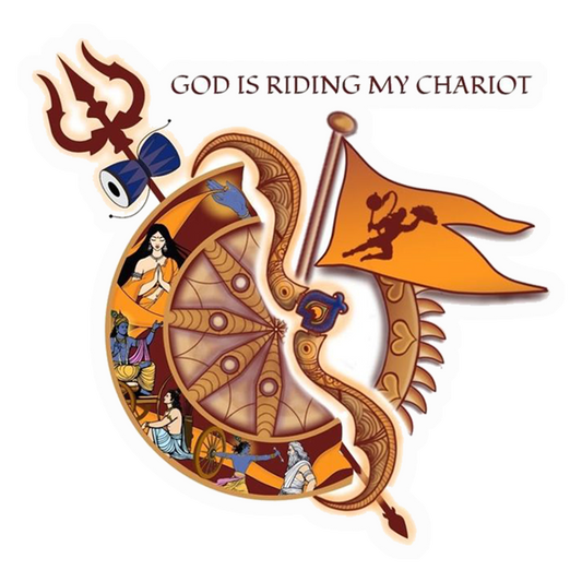 God Is My Chariot Premium Vinyl Stickers