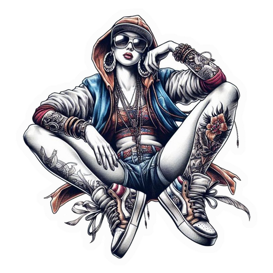 Tattooed Urban Style Premium Vinyl Stickers