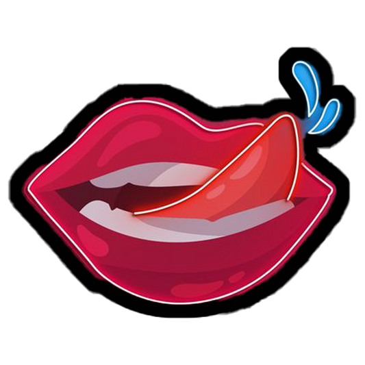 Lips Tongue Drip Premium Vinyl Stickers