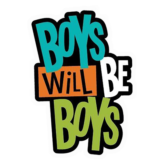 Boys Will Be Boys Premium Vinyl Stickers