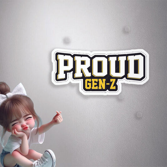 Proud Gen-Z Premium Vinyl Stickers