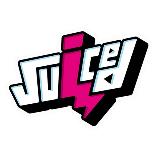 Juiced Power Bolt Premium Vinyl Stickers