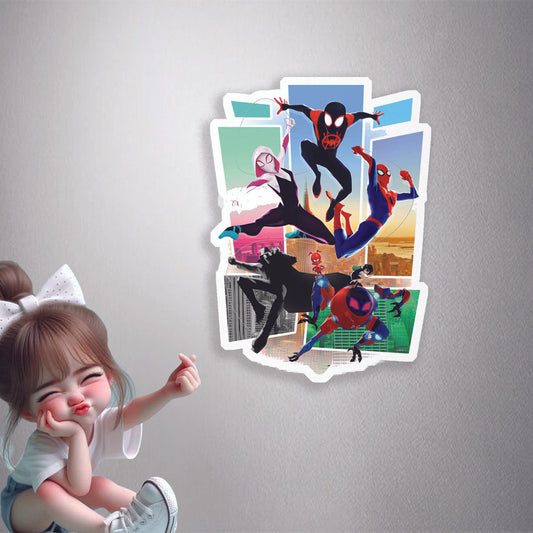 Spider-Verse Heroes Action Premium Vinyl Stickers