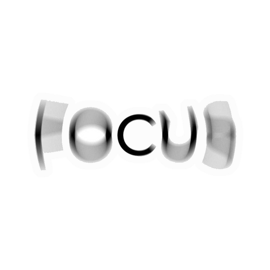 Focus Blurred Vision Premium Vinyl Stickers