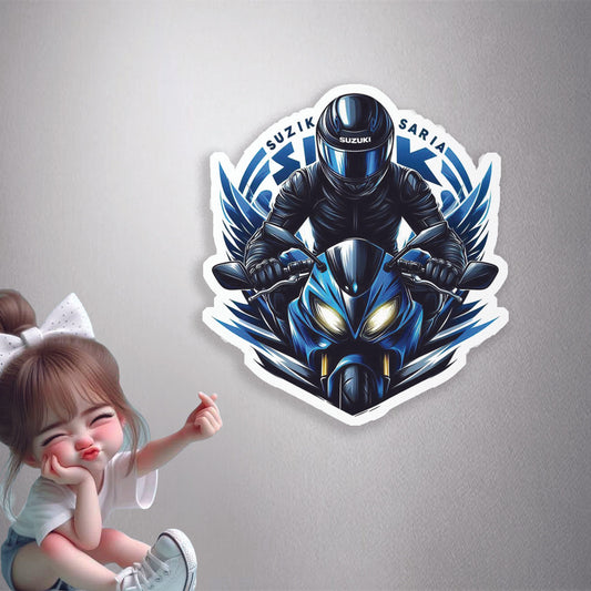 Suzuki Rider Wings Premium Vinyl Stickers